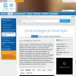 Zone protégée du Wadi Rum