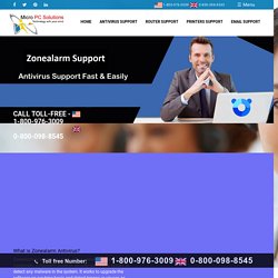 1-800-976-3009 : Zonealarm Antivirus Support