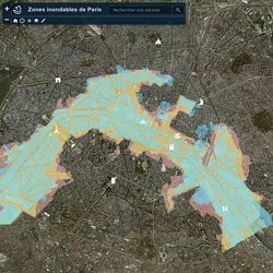 Zones inondables de Paris