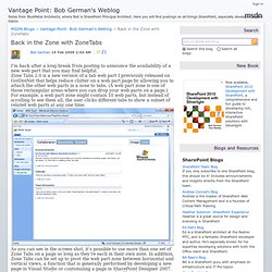 Back in the Zone with ZoneTabs