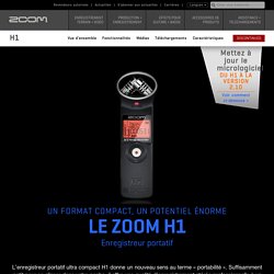 Zoom H1 Enregistreur portatif