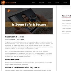 Is Zoom Safe & Secure? - Sysvoot Antivirus Pro