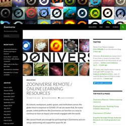 The Zooniverse Blog