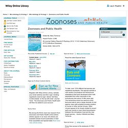 Zoonoses and Public Health