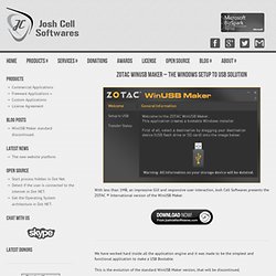 ZOTAC WinUSB Maker - Josh Cell Softwares