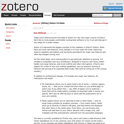 Forums - Zotero 5.0 Beta