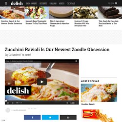 Zucchini Ravioli - Low-Carb Ravioli Recipe
