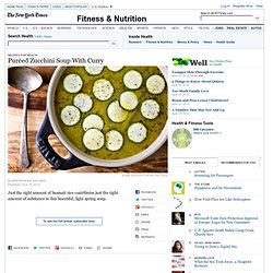 Puréed Zucchini Soup With Curry — Recipes for Health