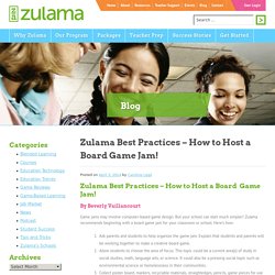 Zulama Best Practices - How to Host a Board Game Jam! - Zulama