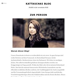 Zur Person - Kattaschas Blog