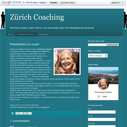 Zürich Coaching: Présentation du coach