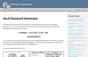 weird password generator js