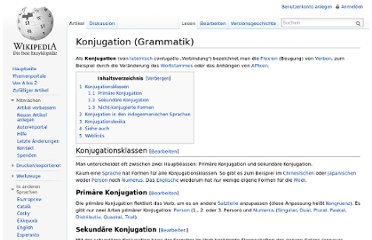 Verben / Konjugation | Pearltrees