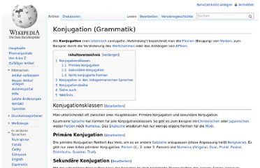 Verben / Konjugation | Pearltrees