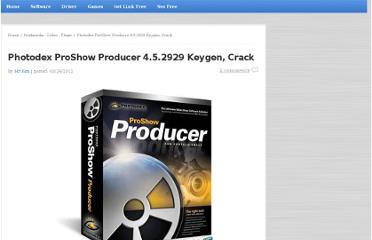 ProShow Producer 4.51.3003 + crack (keygen) k HOTSOFT.NET.RU