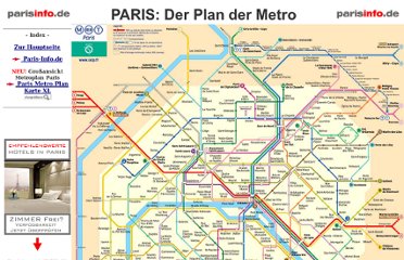 Paris Metro Map Plan Interactif Des Transports Ile France