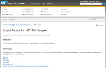 SAP Crystal Reports, developer version for.