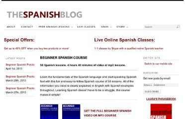 Slang and idiomatic expressions - Yabla Spanish - Free Spanish Lessons