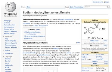 http://en.wikipedia.org/wiki/Sodium_dodecylbenzenesulfonate