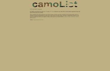 Camolist - Find More Sites.