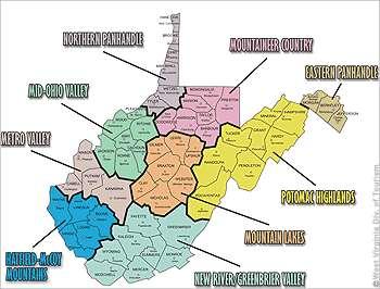 9 Tourism Regions of WV | Pearltrees