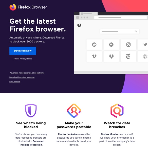 Firefox Web Browser — Free Download | Pearltrees