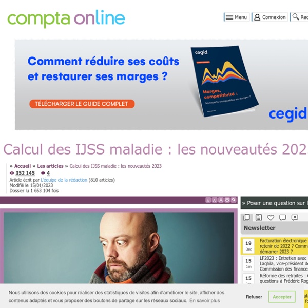 Calcul des IJSS maladie : les nouveautés 2020 | Pearltrees