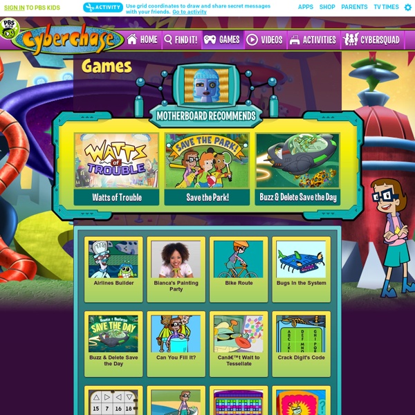 Math Games for Kids . Cyberchase | Pearltrees