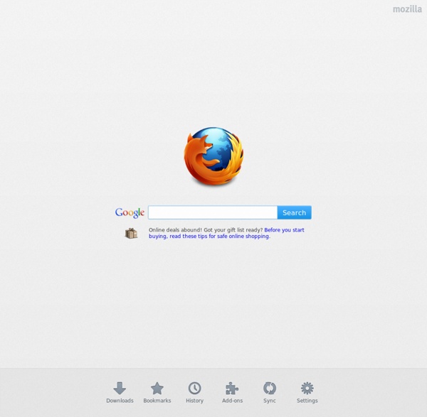 Firefox start page pearltrees
