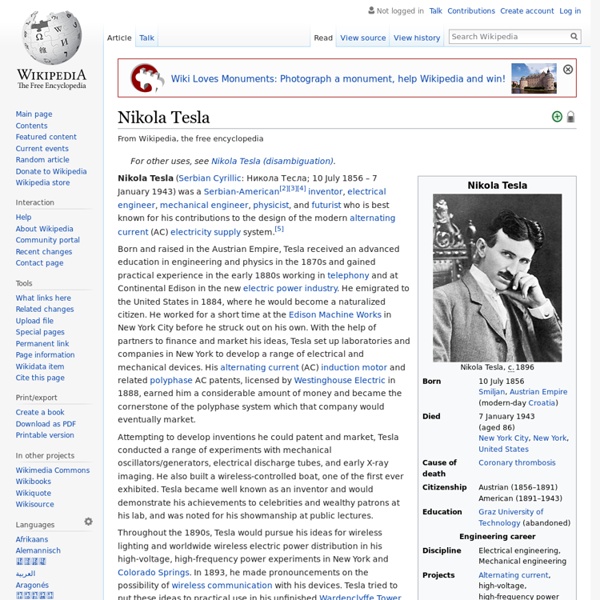 nikola tesla wikipedia