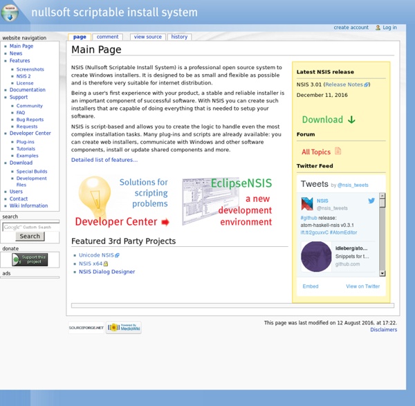 NSIS Wiki | Pearltrees