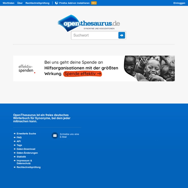 Synonyme openthesaurus deutscher thesaurus pearltrees