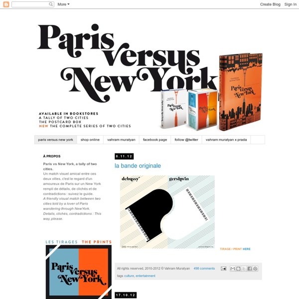 Paris vs New York, a tally of two cities | Pearltrees