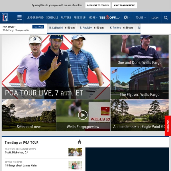 The Official Site of the PGA TOUR - PGATOUR.com | Pearltrees