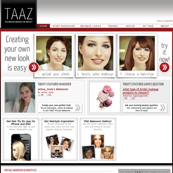 Taaz Virtual Makeover Hairstyles