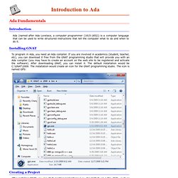 ADA - PROGRAMMING | Pearltrees