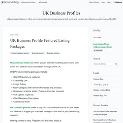 UK Business Profiles (businessprofileuk) | Pearltrees