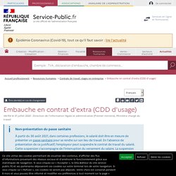 Chapitre 2 Les formalités d'embauche | Pearltrees