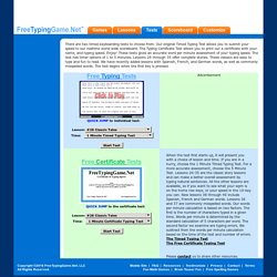Typing Tutors and Games | Pearltrees