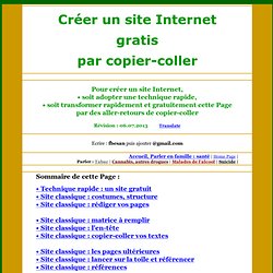 Créer un site internet gratuit | Pearltrees