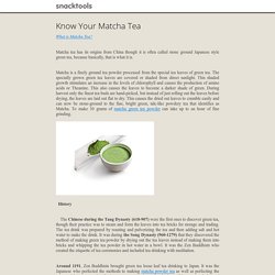 Green Tea Powder Magazine | Pearltrees