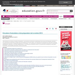 Les circulaires de l'Education Nationale sur le haut potentiel | Pearltrees