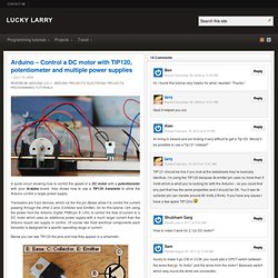 Moteur - arduino | Pearltrees