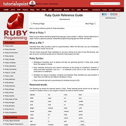 Ruby - shilpawadhwa | Pearltrees