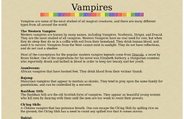 Everything Vampyre | Pearltrees