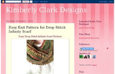Drop Stitch Pattern - My Patterns